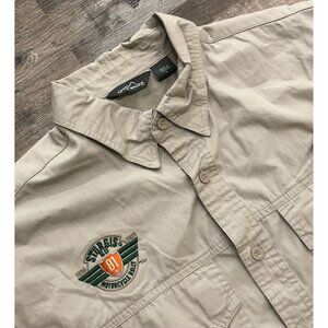 Eddie Bauer Sturgis Motorcycle Rally Short Sleeve Button Up Shirt Large Mens